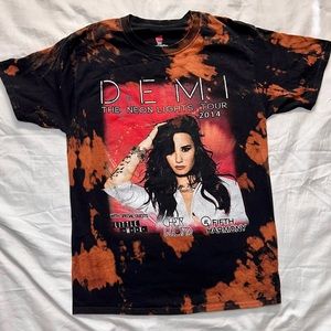 Bleach Dyed Demi Lovato 2014 Tour Tee